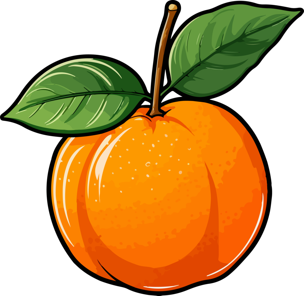 ai genererad clementine ClipArt design illustration png