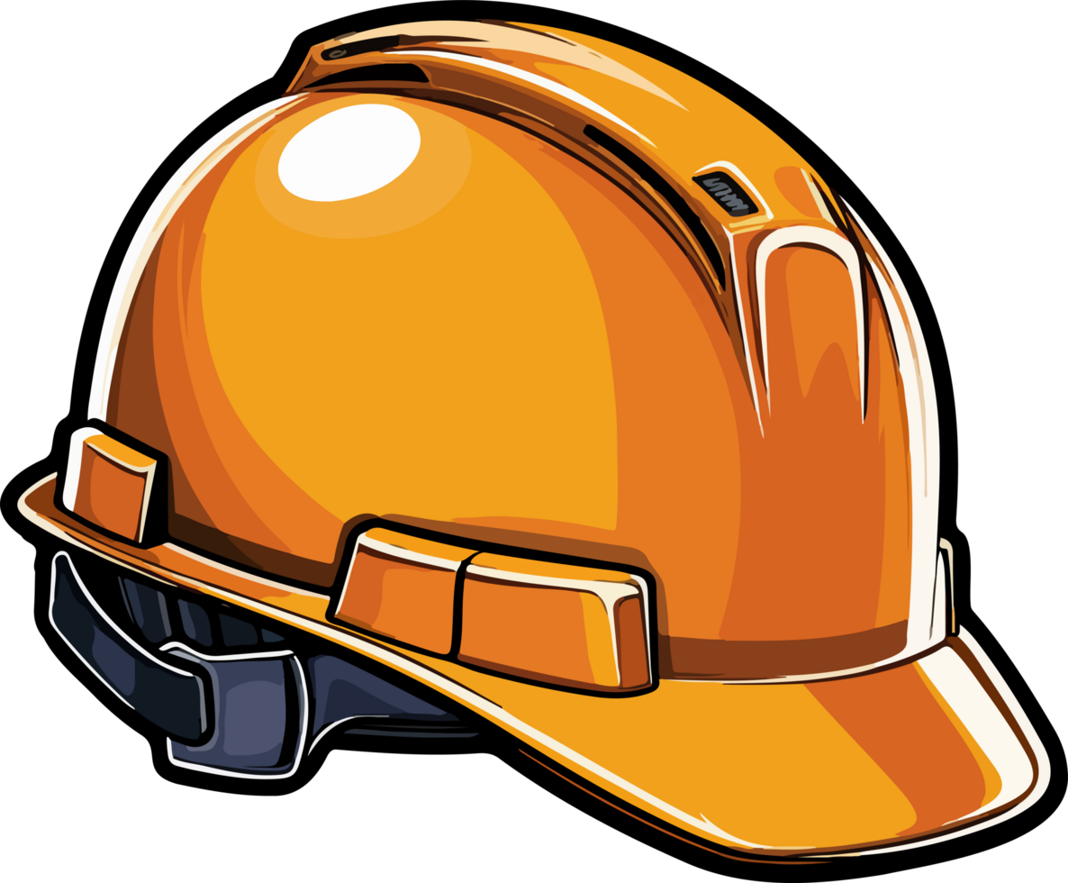 ai generado construcción casco clipart diseño ilustración png