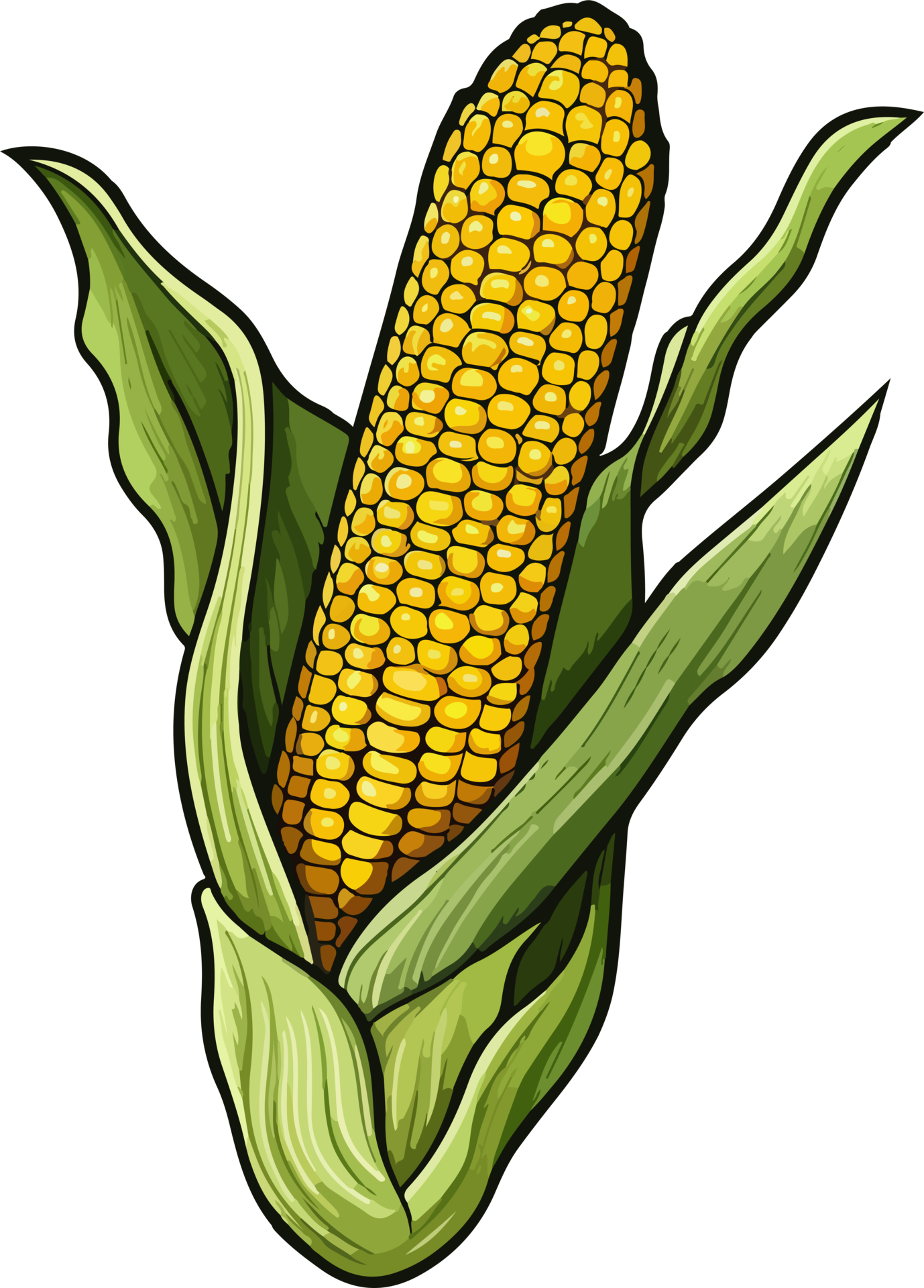 AI generated Corn clipart design illustration 36519846 PNG