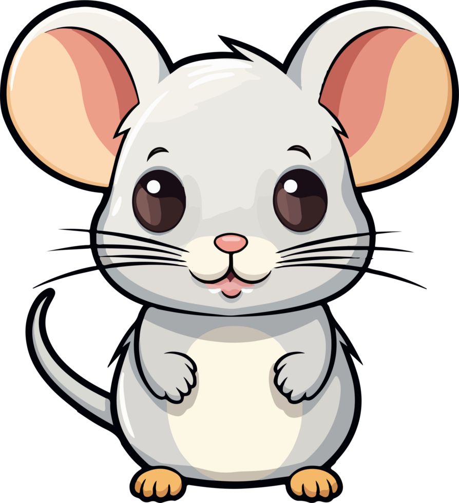 ai généré mignonne Souris clipart conception illustration png