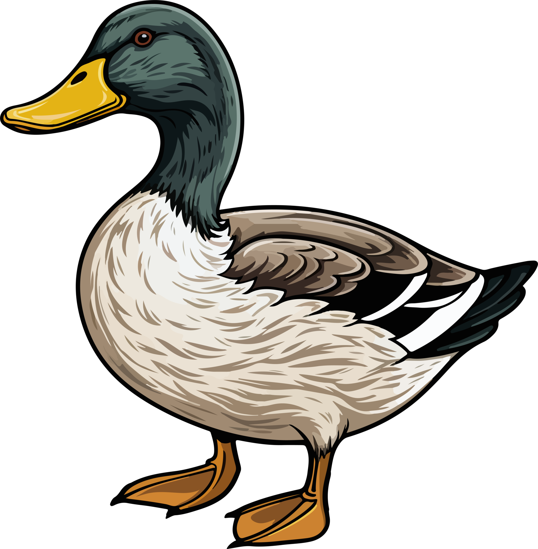 AI generated Duck clipart design illustration 36520470 PNG