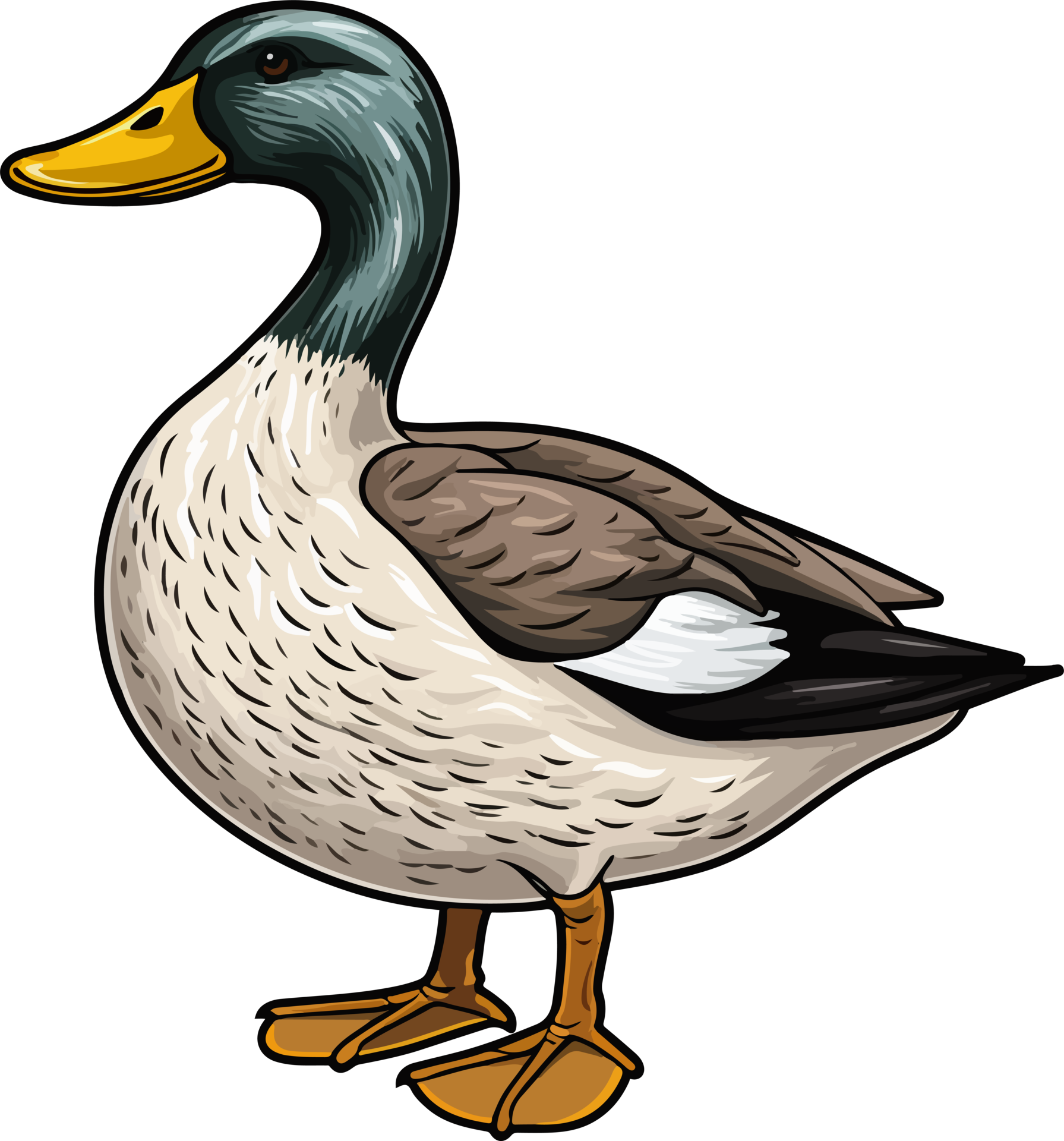 AI generated Duck clipart design illustration 36520471 PNG