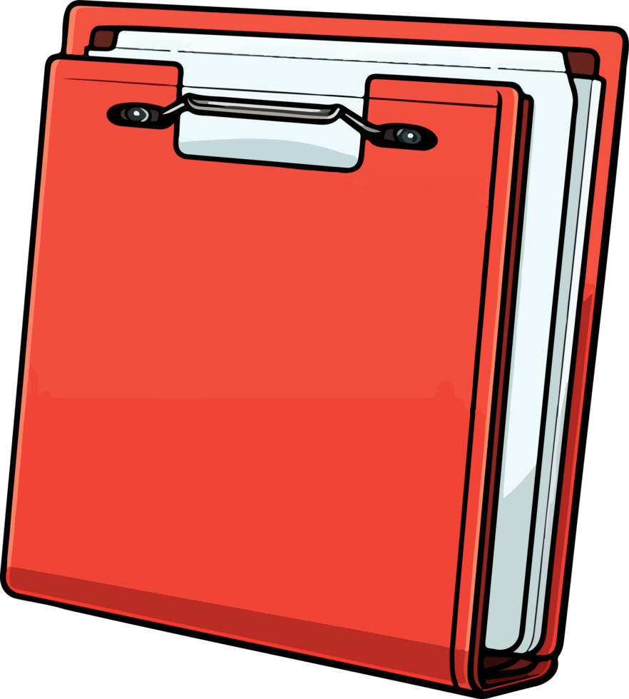 AI generated Folder icon clipart design illustration png