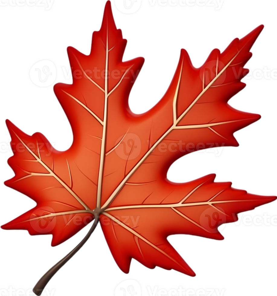 AI generated maple leaf clipart - clipart png