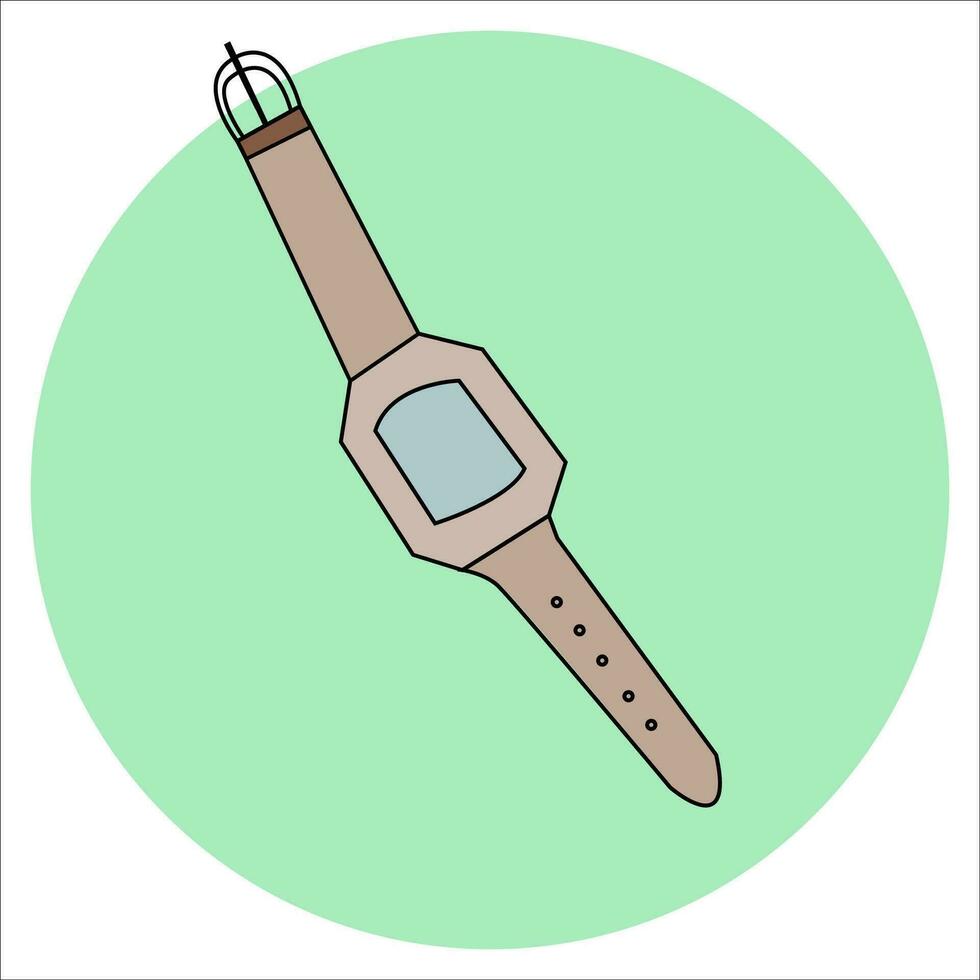 relojes de pulsera, de los hombres relojes, De las mujeres relojes, bosquejo imagen. vector imagen, para pegatinas, publicaciones