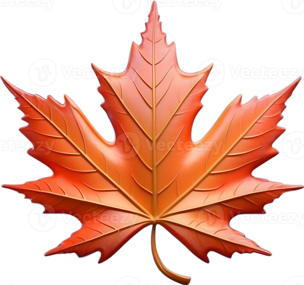 AI generated maple leaf clipart - clipart png