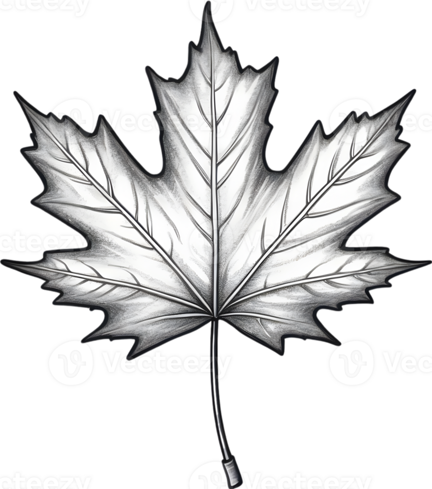 AI generated maple leaf clipart - clipart png