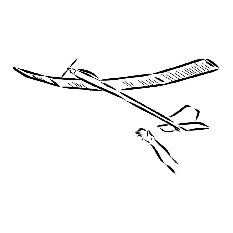 aircraft modeling vector sketch