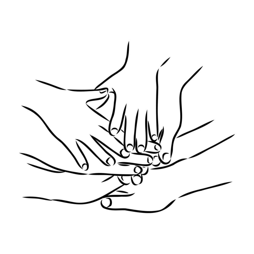 handshake vector sketch