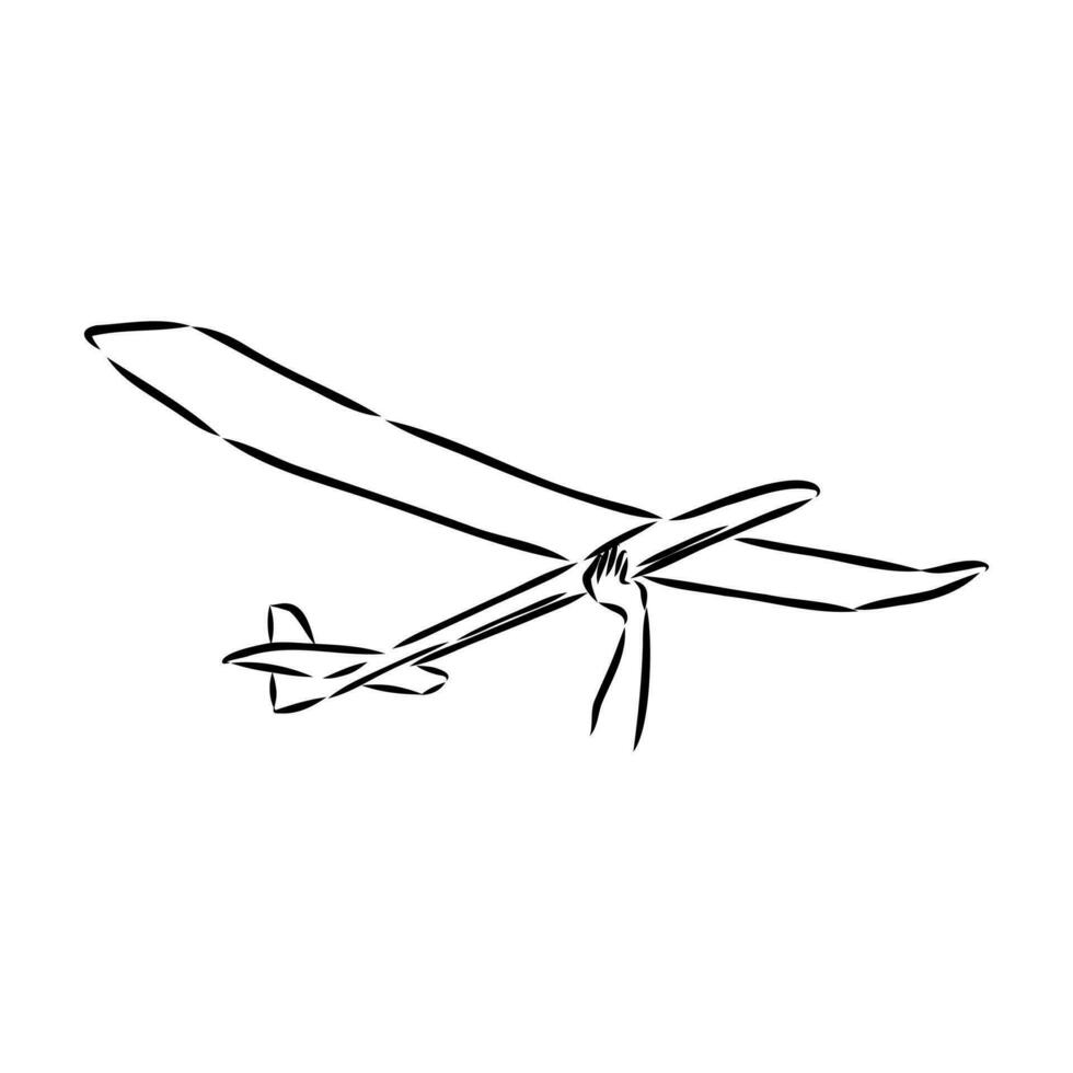 aircraft modeling vector sketch