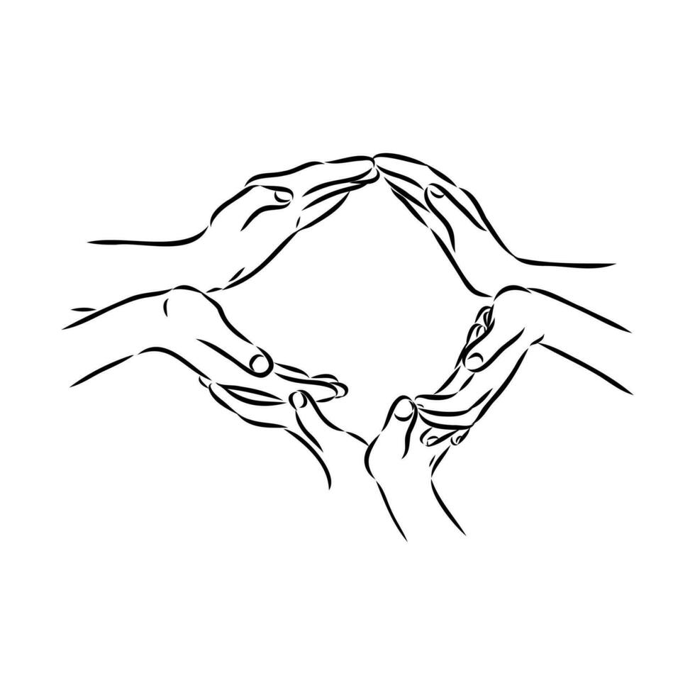 handshake vector sketch