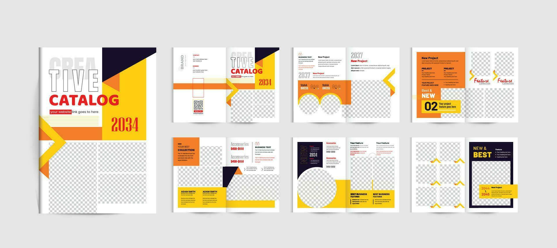 Multipurpose Product catalog design or product catalogue template design or company furniture product catalog vector