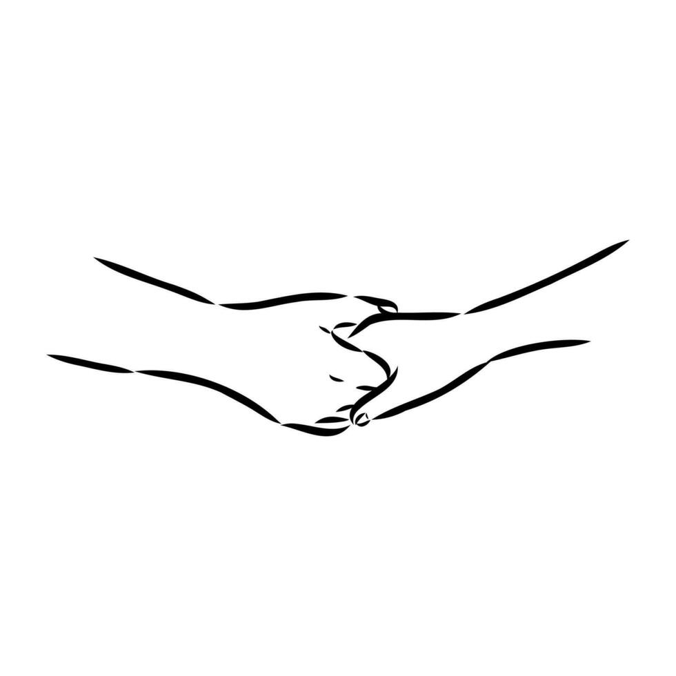 handshake vector sketch