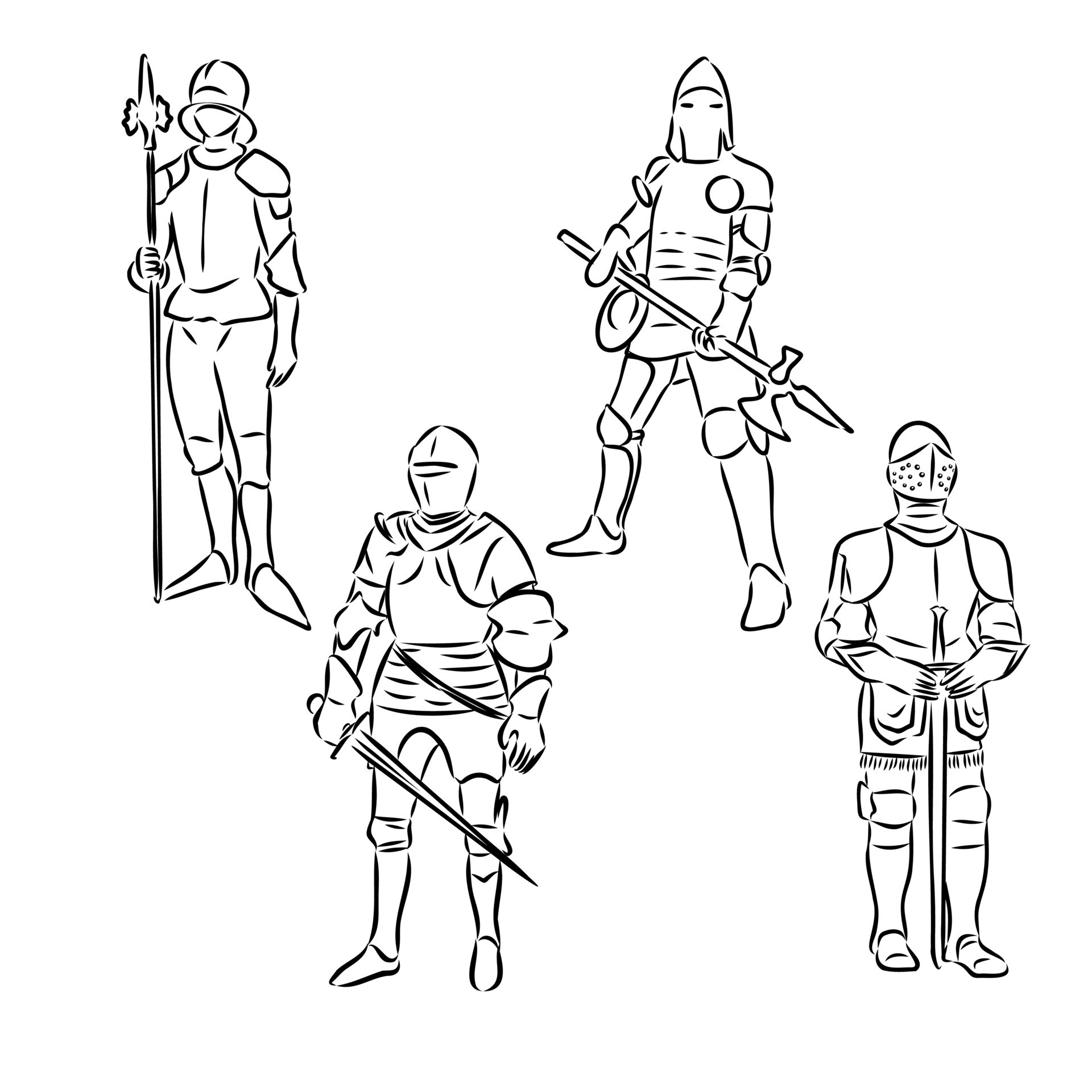 Knight S Armor Vector Sketch 36522573 Vector Art At Vecteezy Knight S Armor Vector Sketch 36522573 Vector Art At Vecteezy