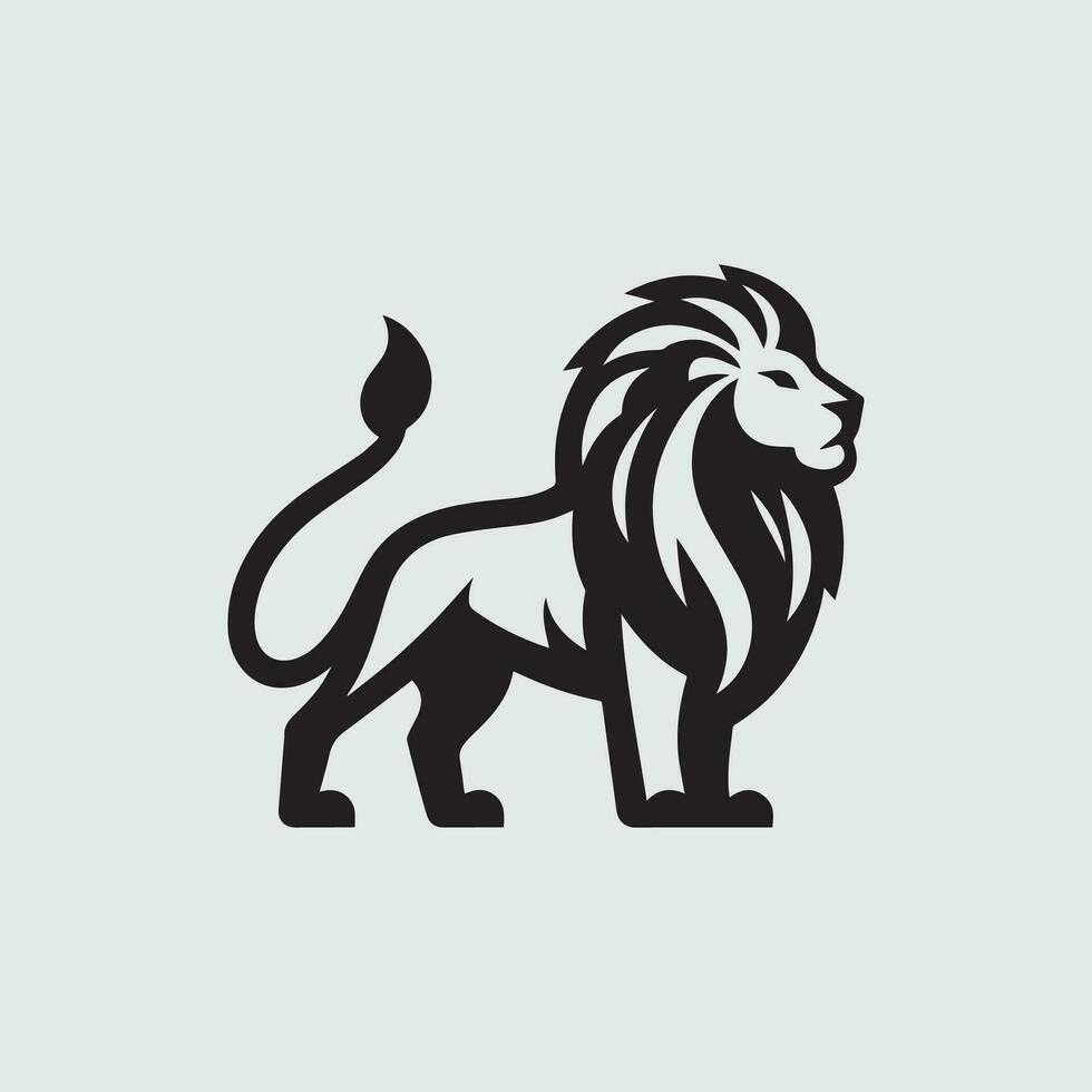 Lion logo design vector template. Creative Symbol Icon Illustration.