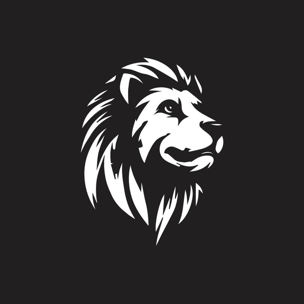 Lion head logo template vector icon illustration design for business and corporate