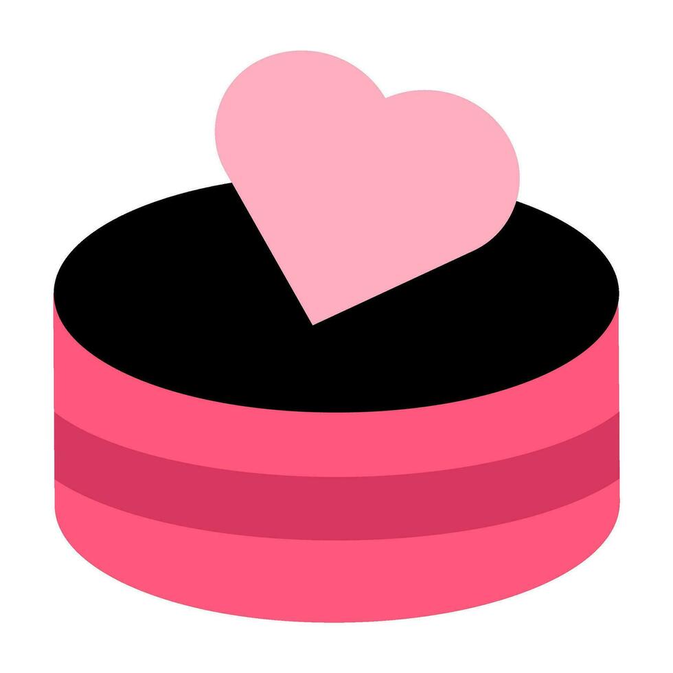 pastel dulce postre para encantador Pareja icono vector