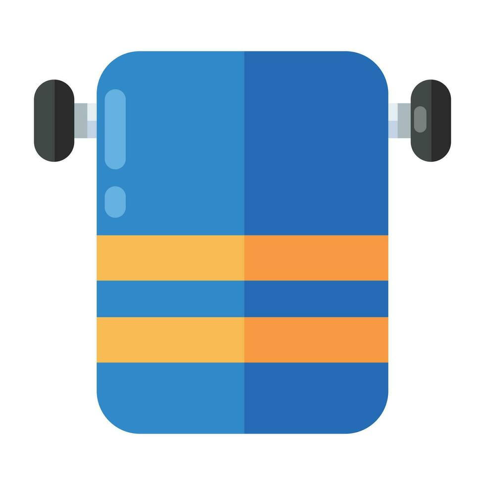 Modern design icon of towel rack vector