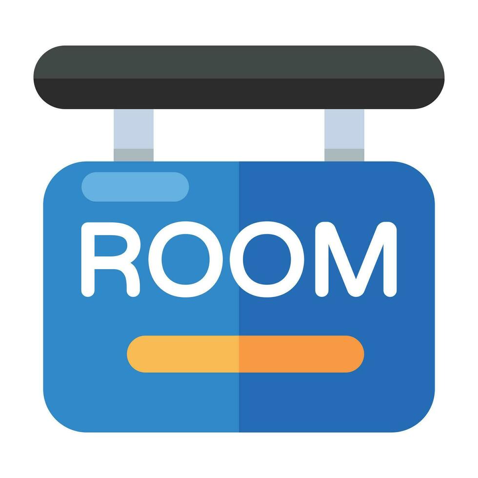 A trendy design icon of room board vector