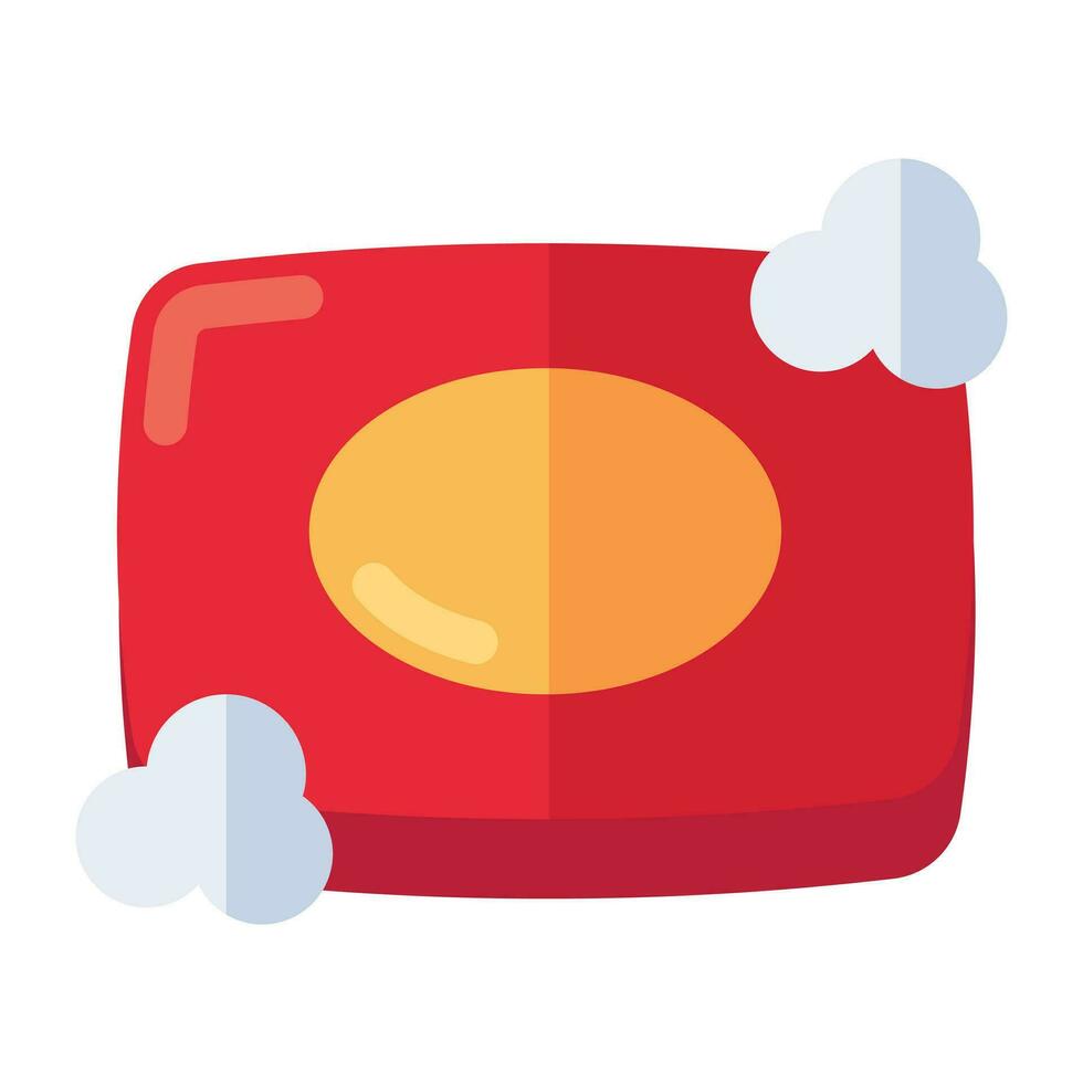 A creative design icon of soap available for instant download vector