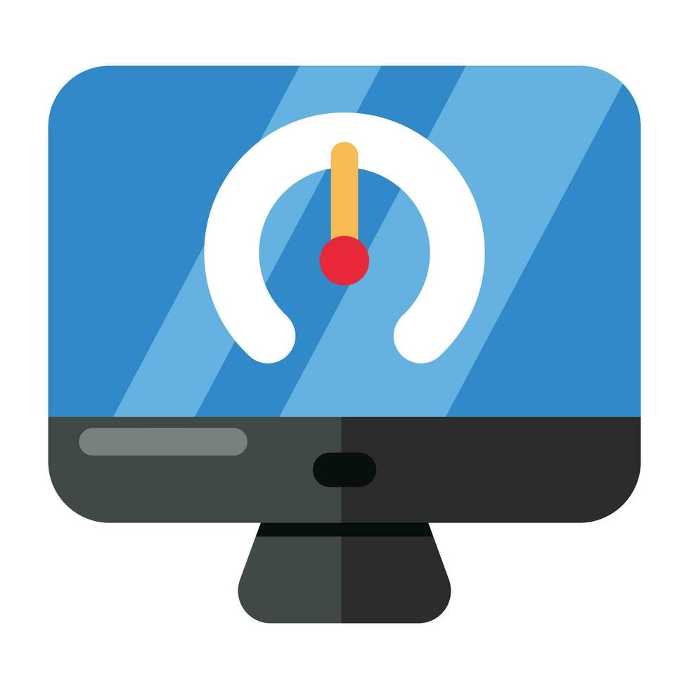 Modern design icon of system speed optimization vector