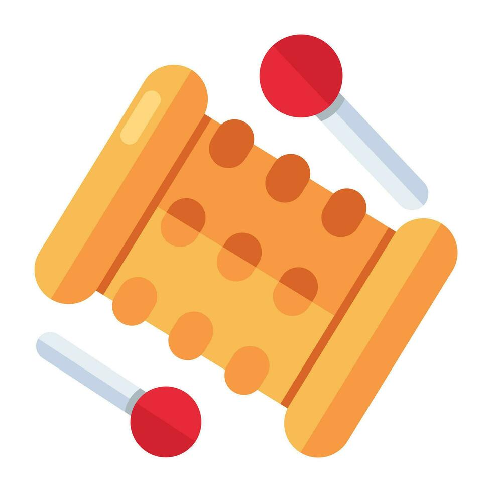 A premium download icon of knitting tools vector