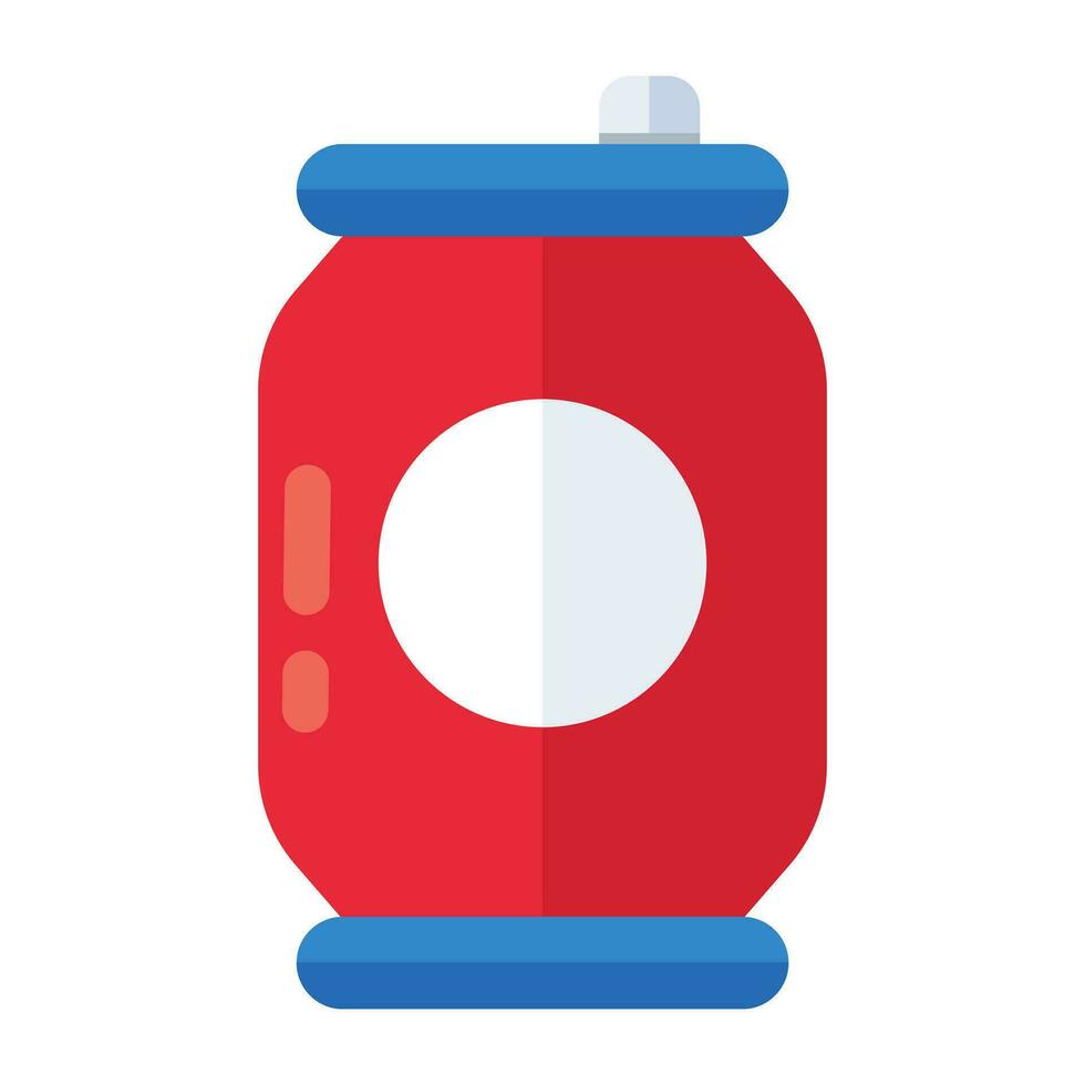 Unique design icon of tin pack vector