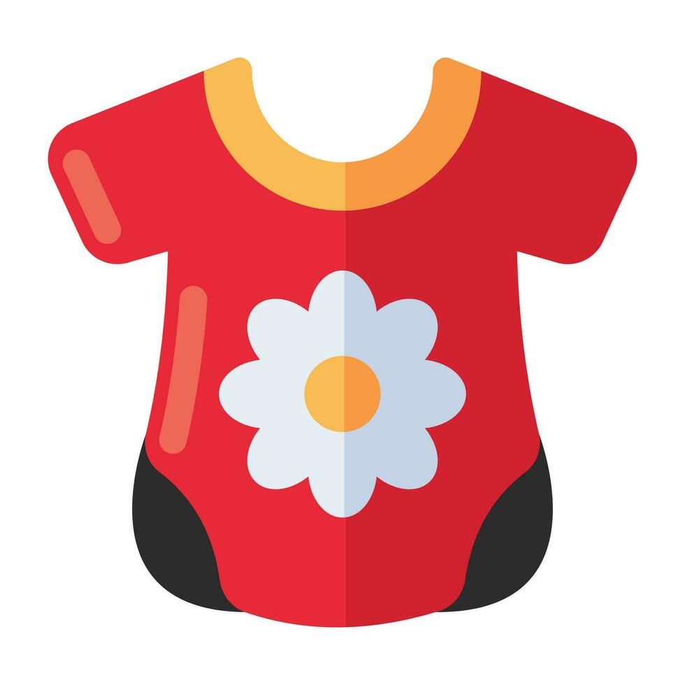 A perfect design icon of baby cloth vector