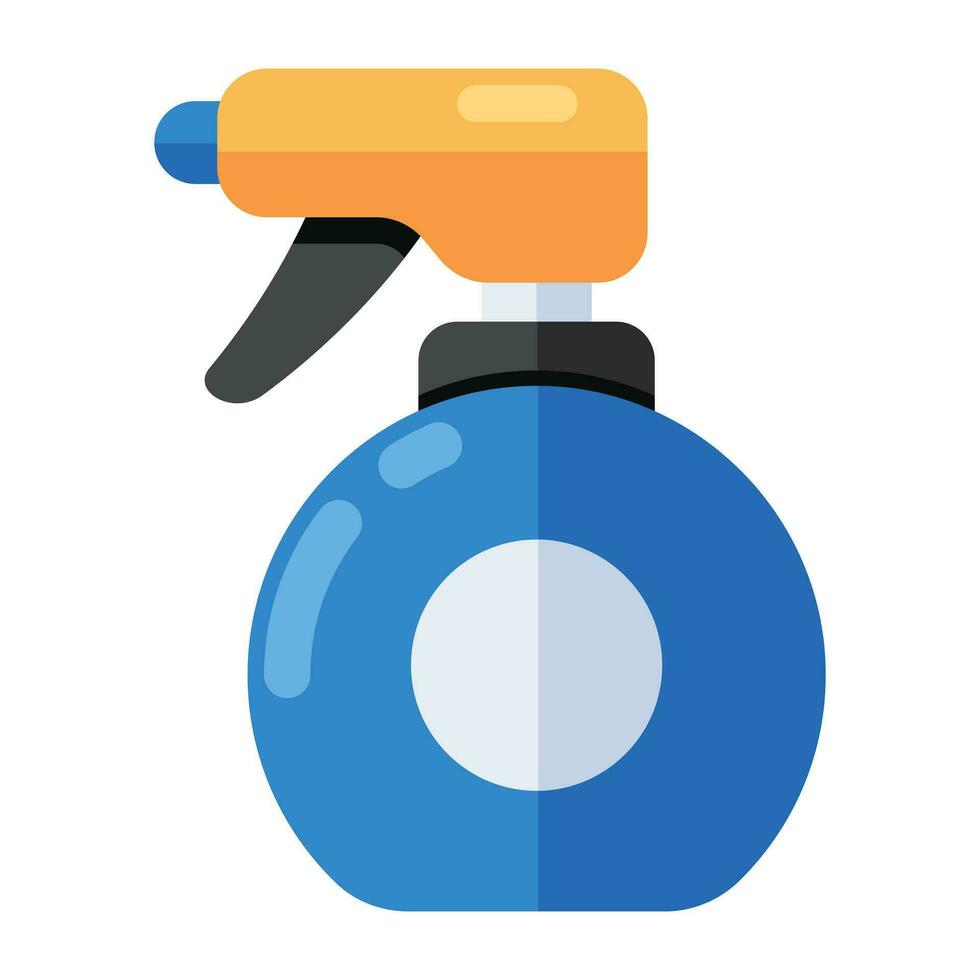 A creative design icon of cleaning spray vector