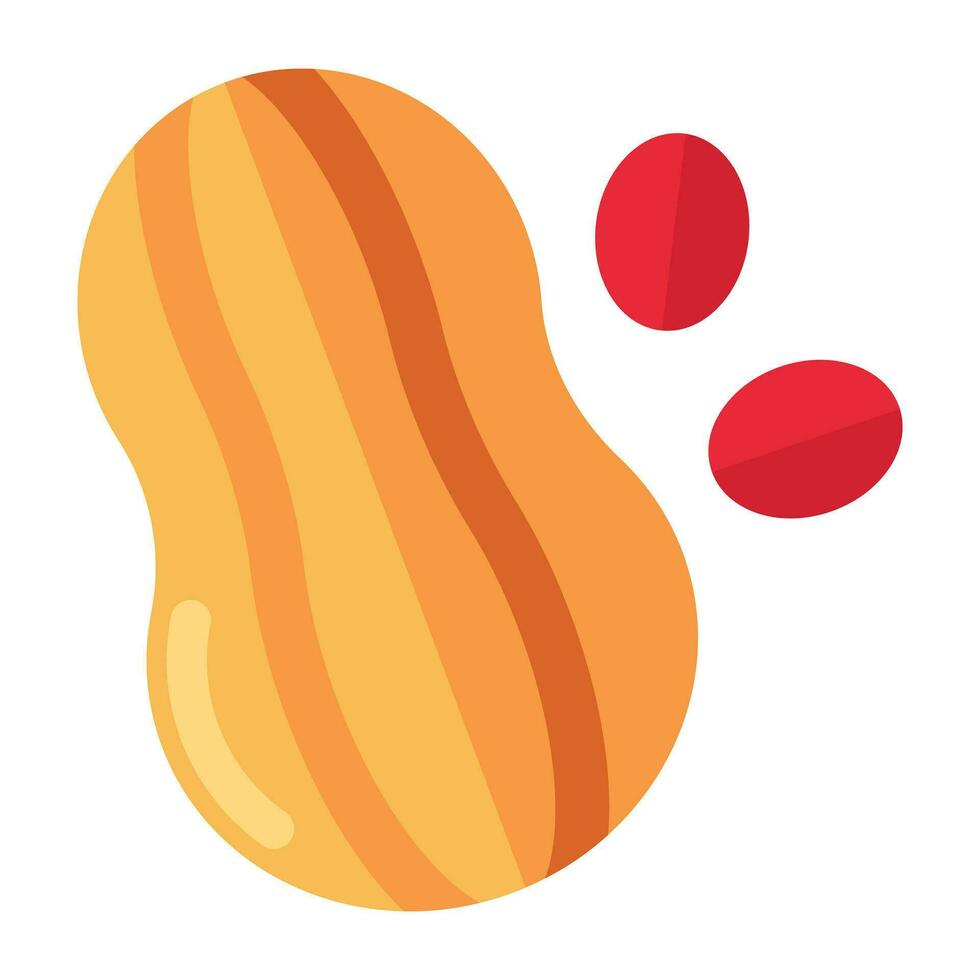 Modern design icon of peanut vector