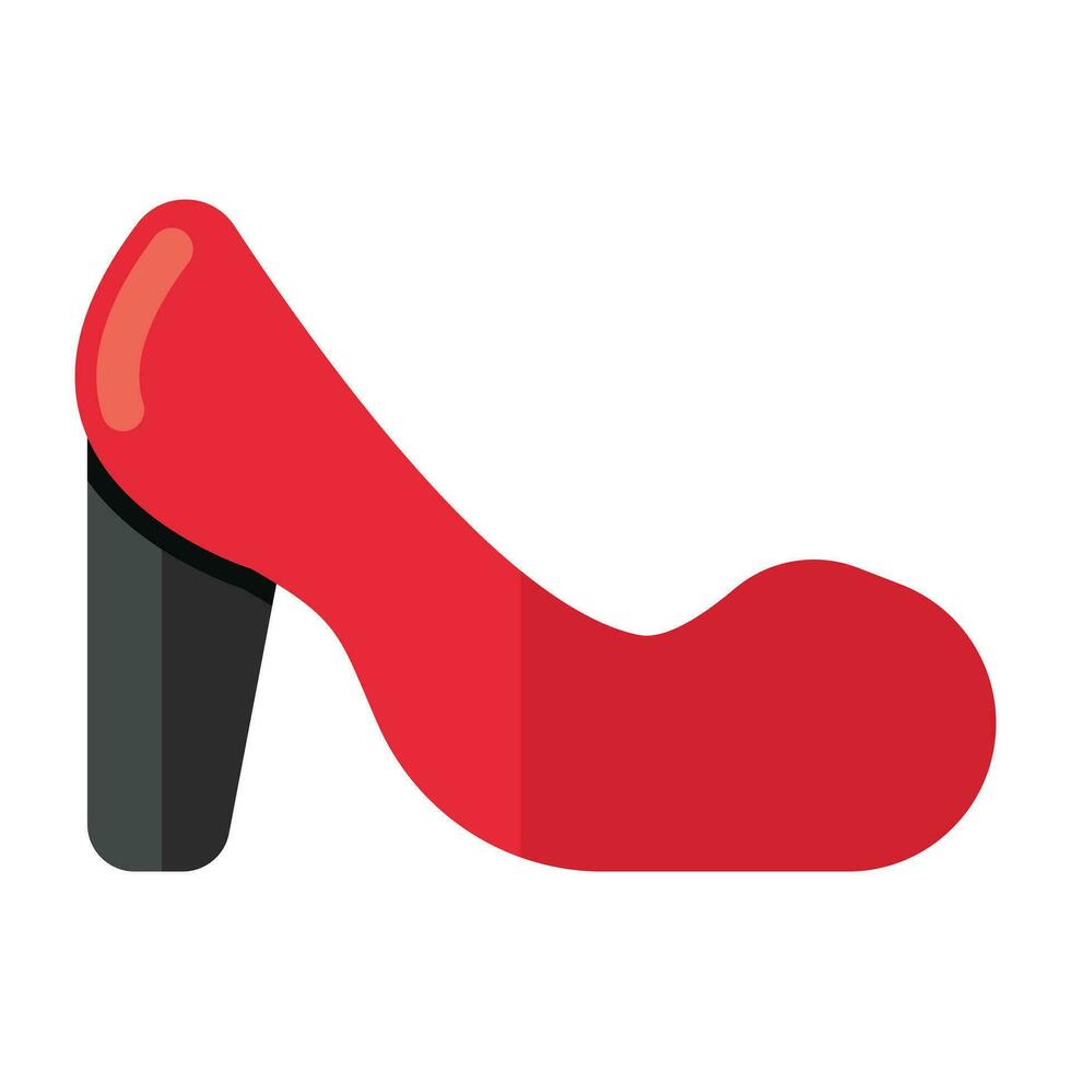 A beautiful design icon of heel vector