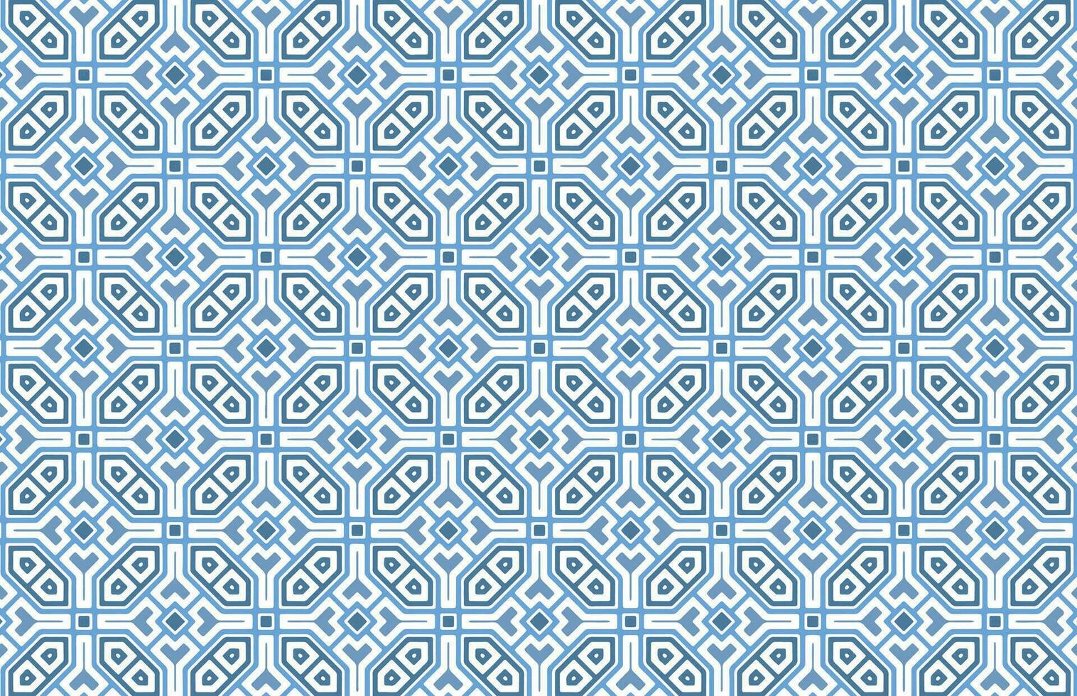 Blue hexagonal geometrical design pattern vector