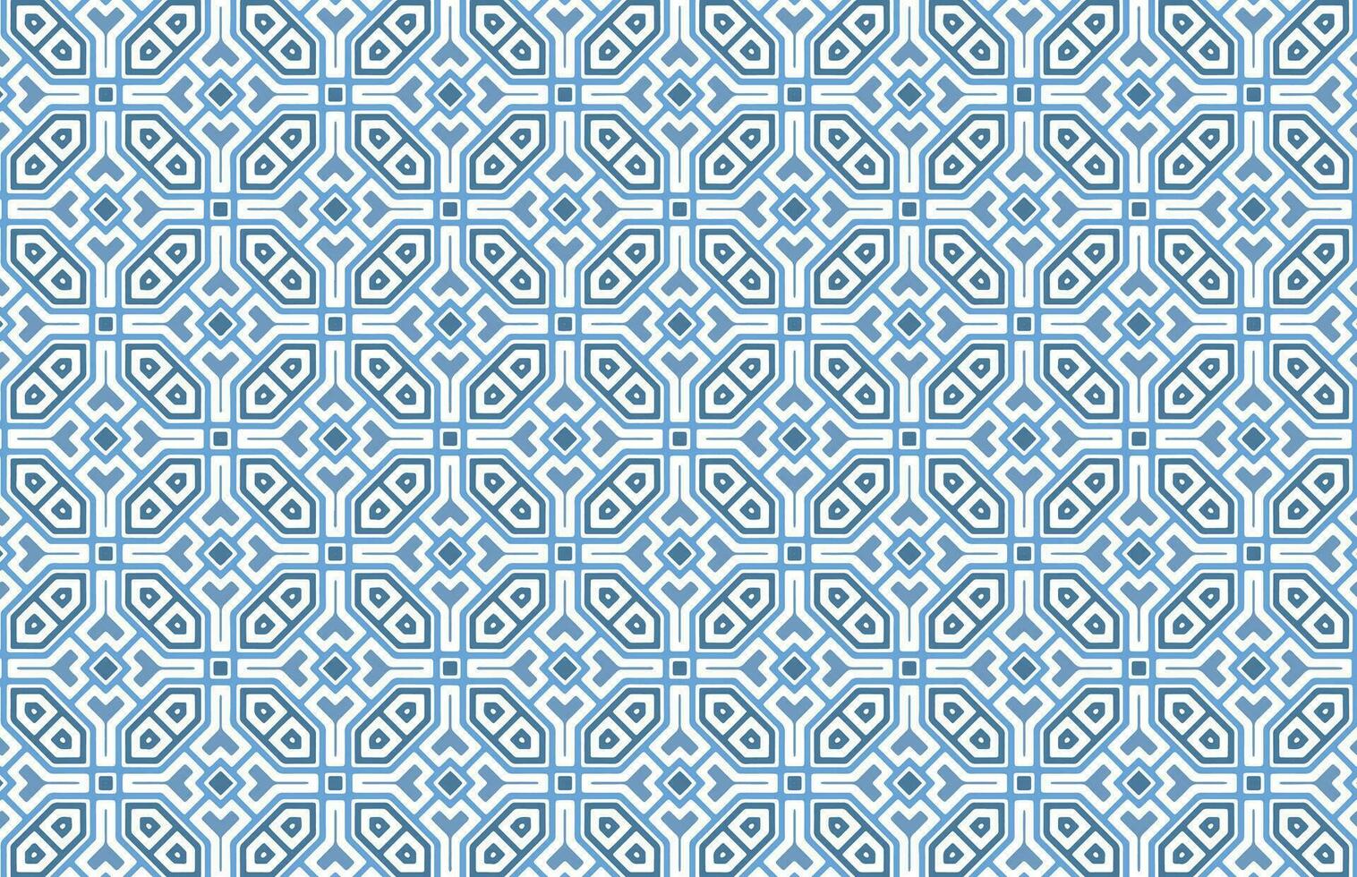 Blue hexagonal geometrical design pattern vector