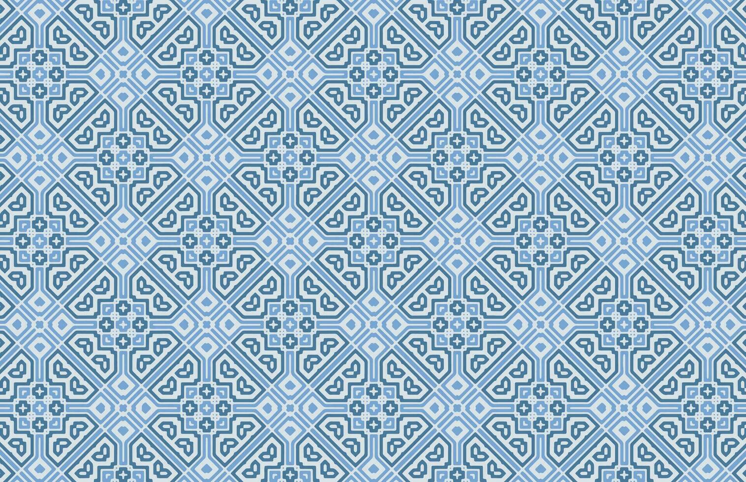Blue color geometrical design pattern vector