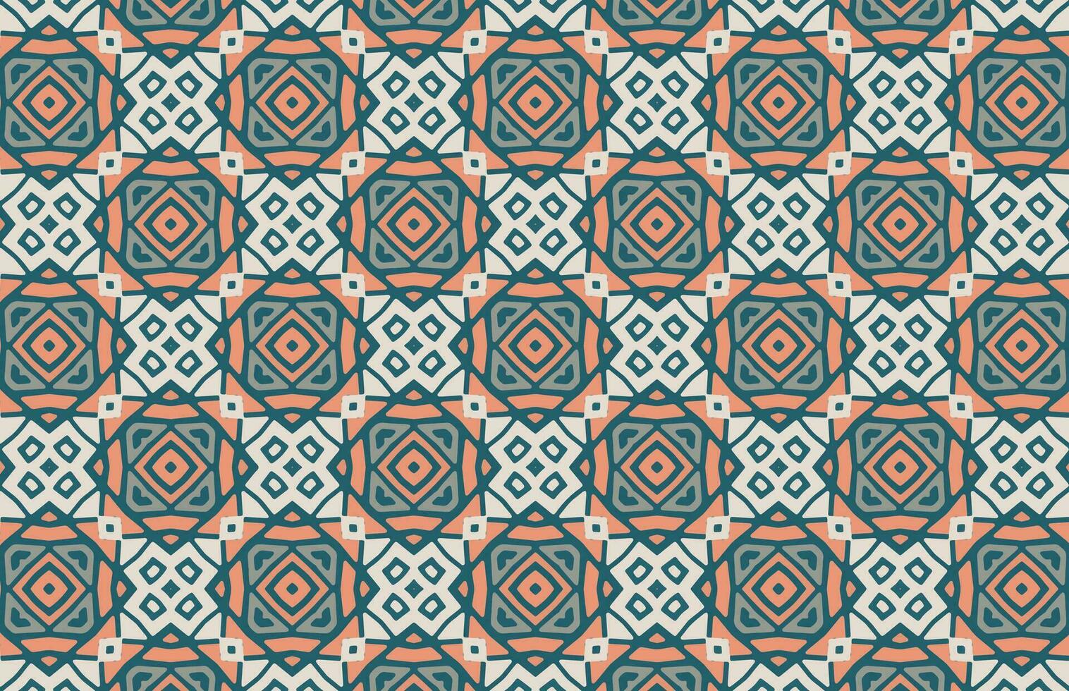Colorful textile fabric design pattern vector
