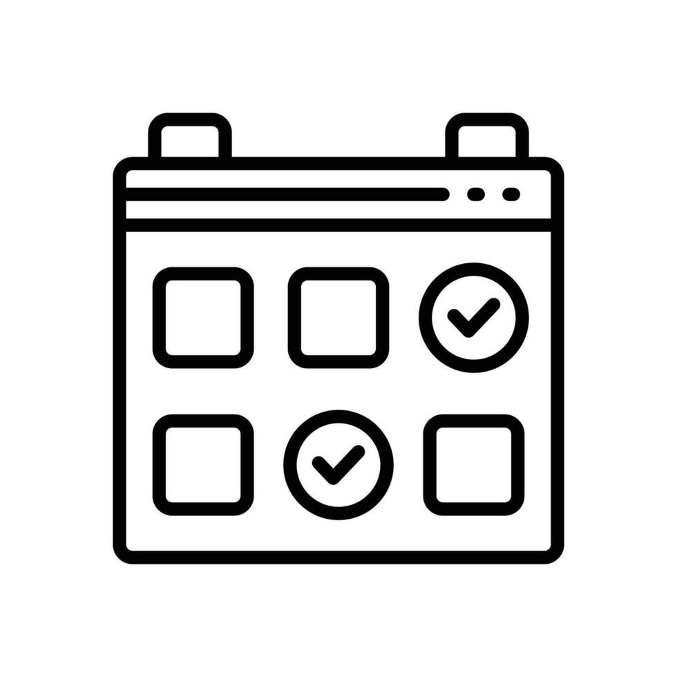 event icon. vector line icon for your website, mobile, presentation, and logo design.