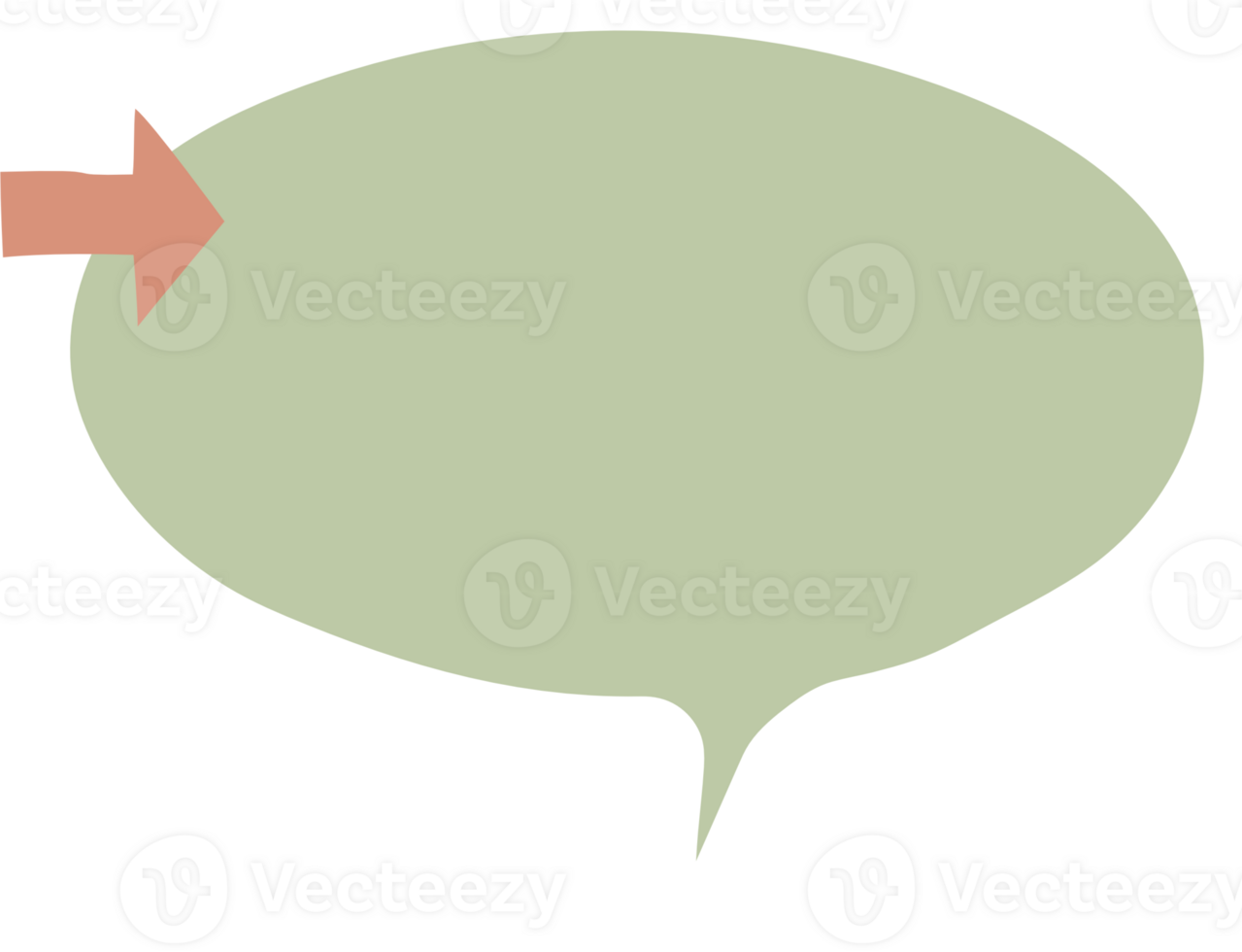 Colorful pastel green color speech bubble balloon, icon sticker memo keyword planner text box banner, flat png transparent element design