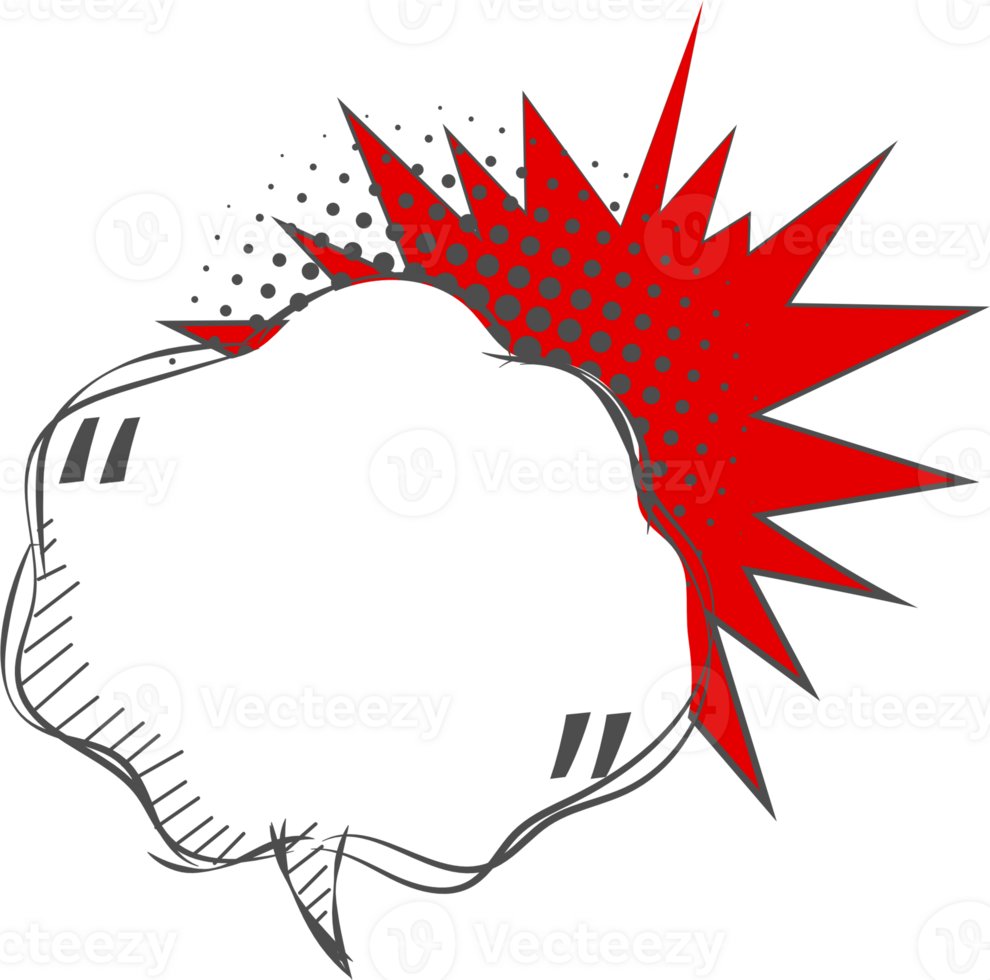 Black and white Pop art polka dots halftone speech bubble balloon with quotation marks icon sticker memo keyword planner text box banner, flat png transparent element design