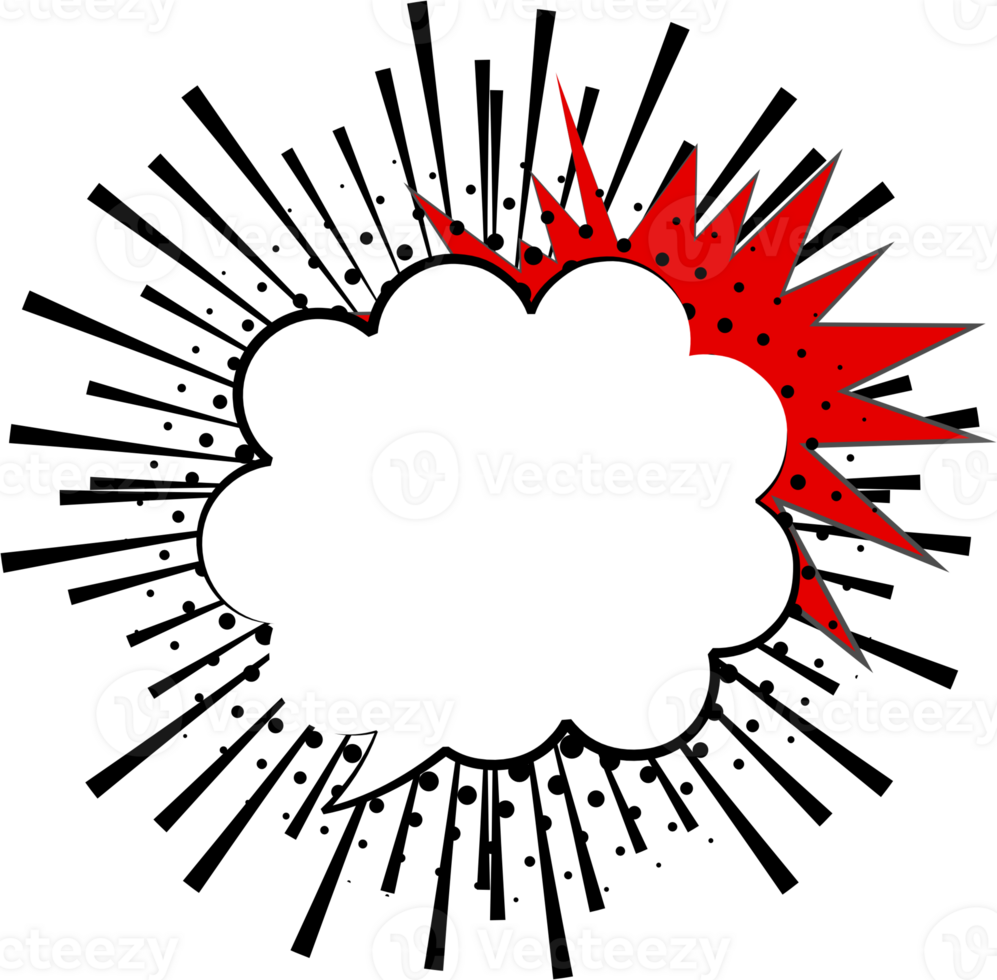 Black and white Pop art polka dots halftone speech bubble balloon icon sticker memo keyword planner text box banner, flat png transparent element design
