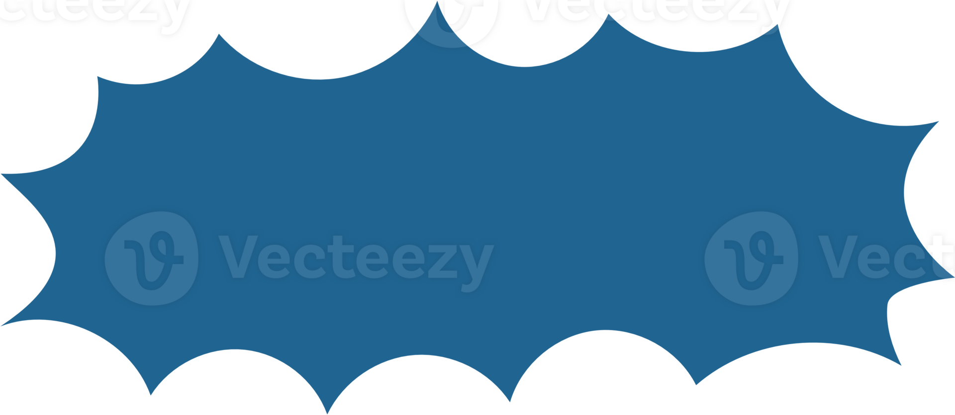 Colorful pastel blue color speech bubble balloon, icon sticker memo keyword planner text box banner, flat png transparent element design