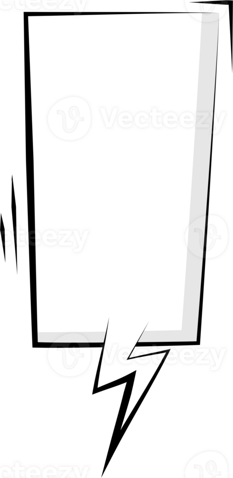 Black and white speech bubble balloon, icon sticker memo keyword planner text box banner, flat png transparent element design