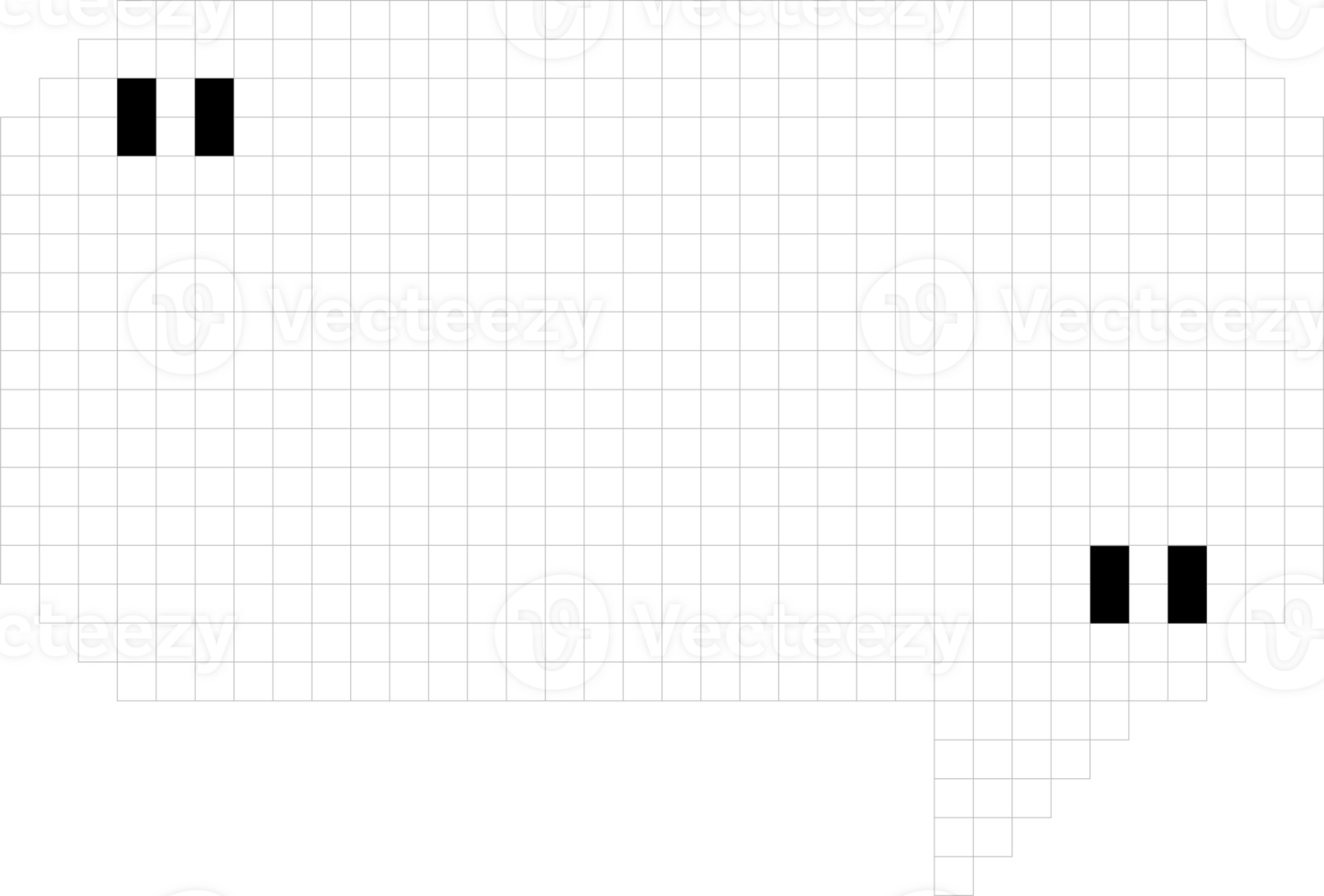 8bit retro game pixel speech bubble balloon icon sticker memo keyword planner text box banner, flat png transparent element design