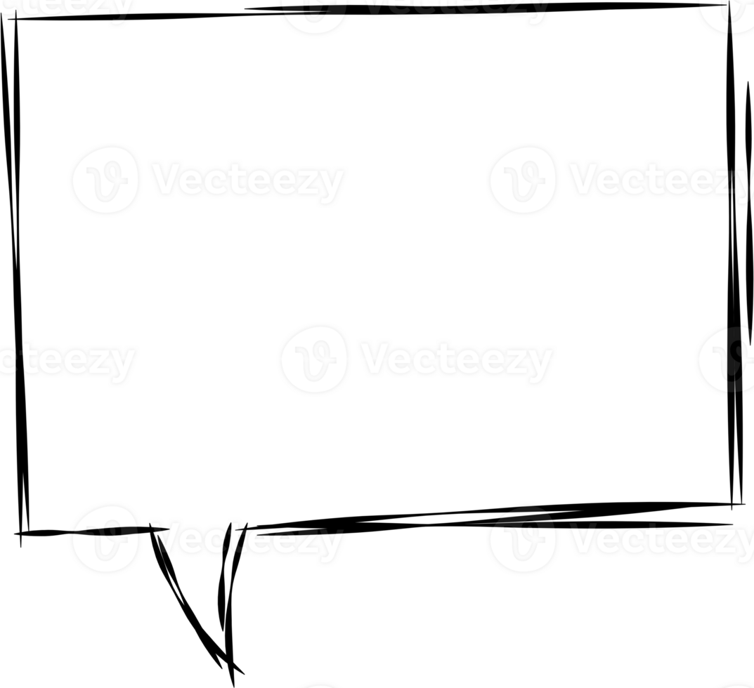Black and white speech bubble balloon, icon sticker memo keyword planner text box banner, flat png transparent element design