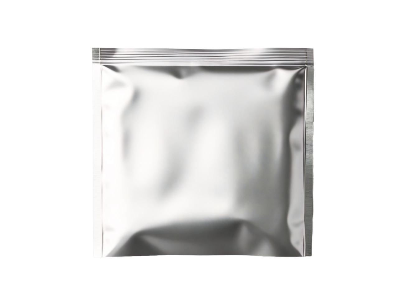 AI generated a silver foil pouch on a transparent background 36526866 PNG
