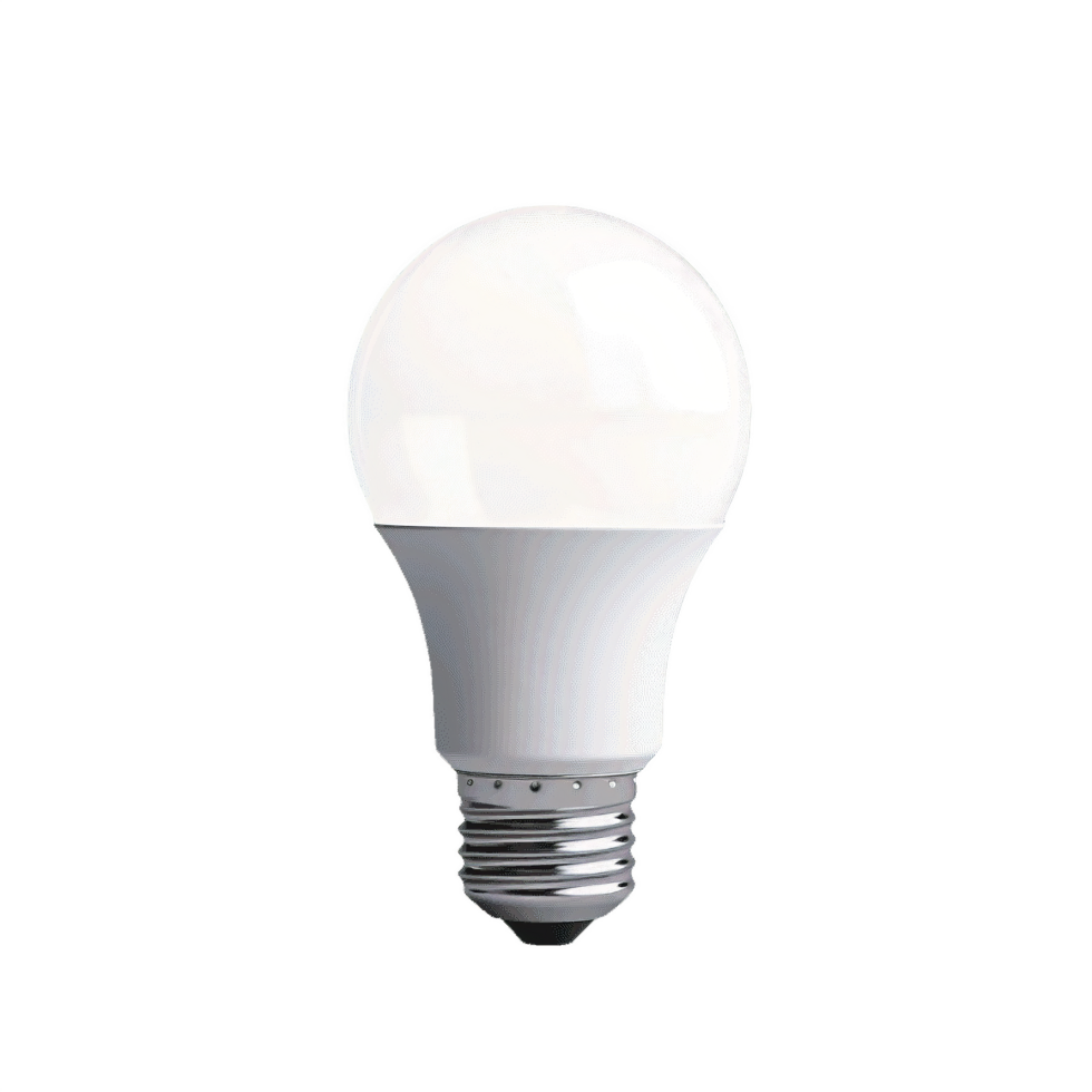 AI generated Energy-Saving CFL Light Bulb Isolated on transparent Background png
