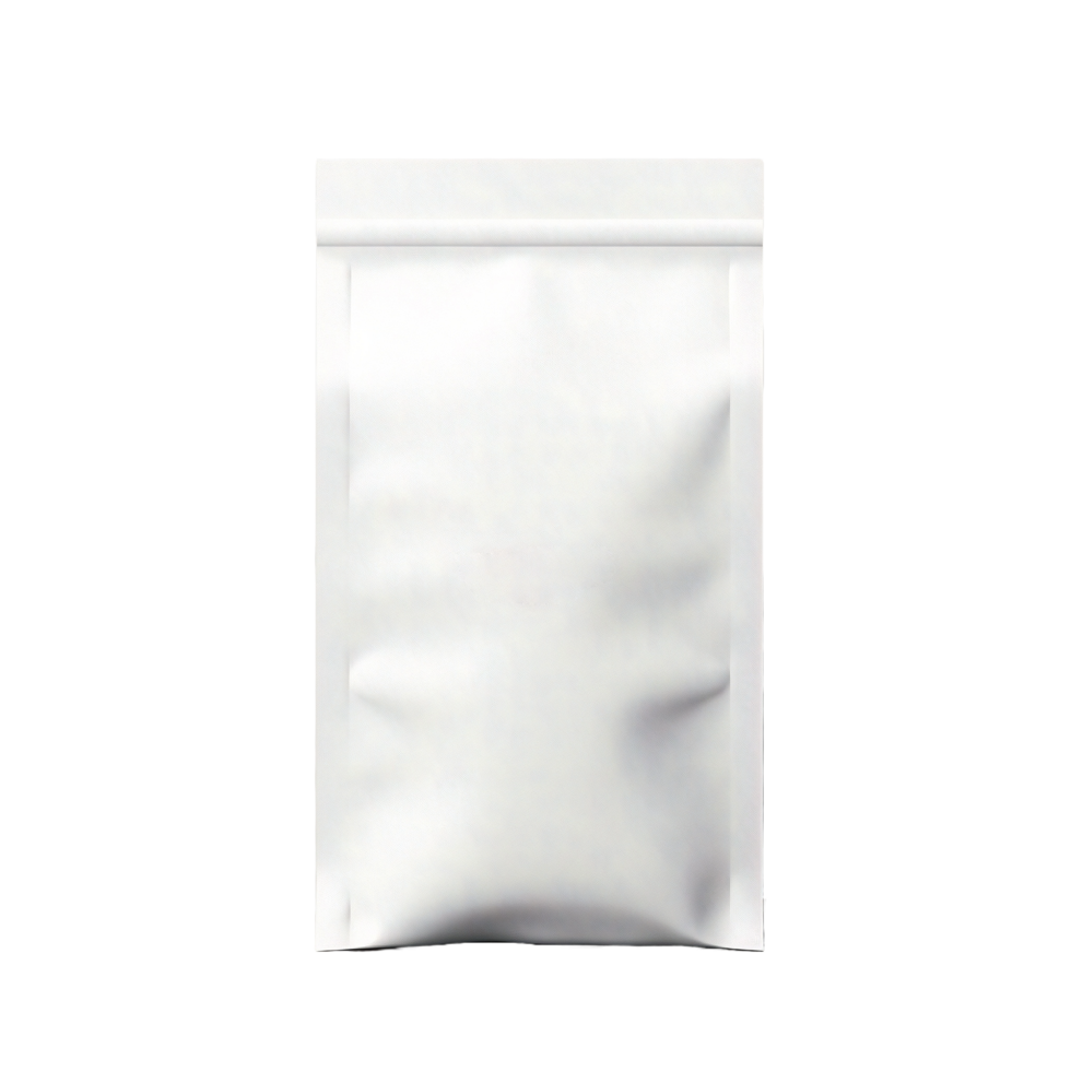 AI generated a white plastic bag on a transparent background png