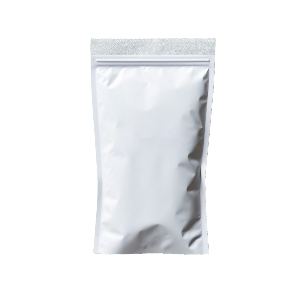 AI generated a white plastic bag on a transparent background png