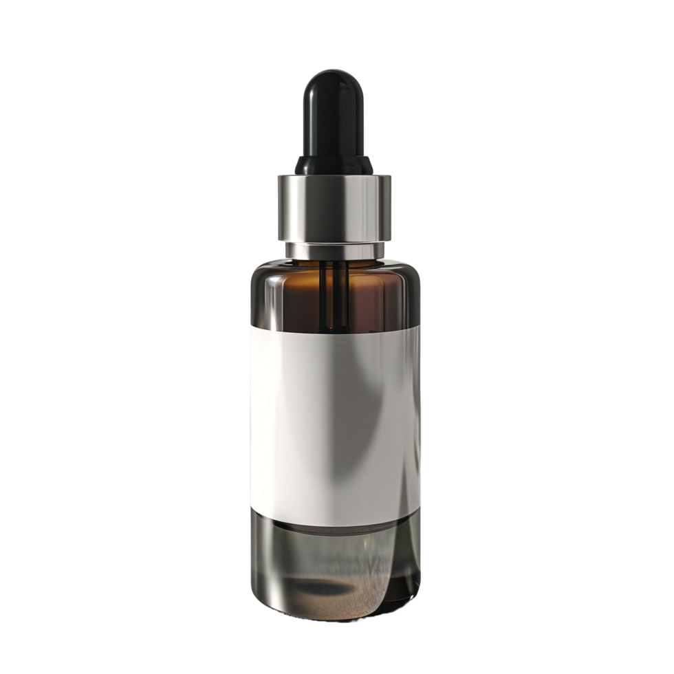 AI generated a bottle of liquid on a transparent background png