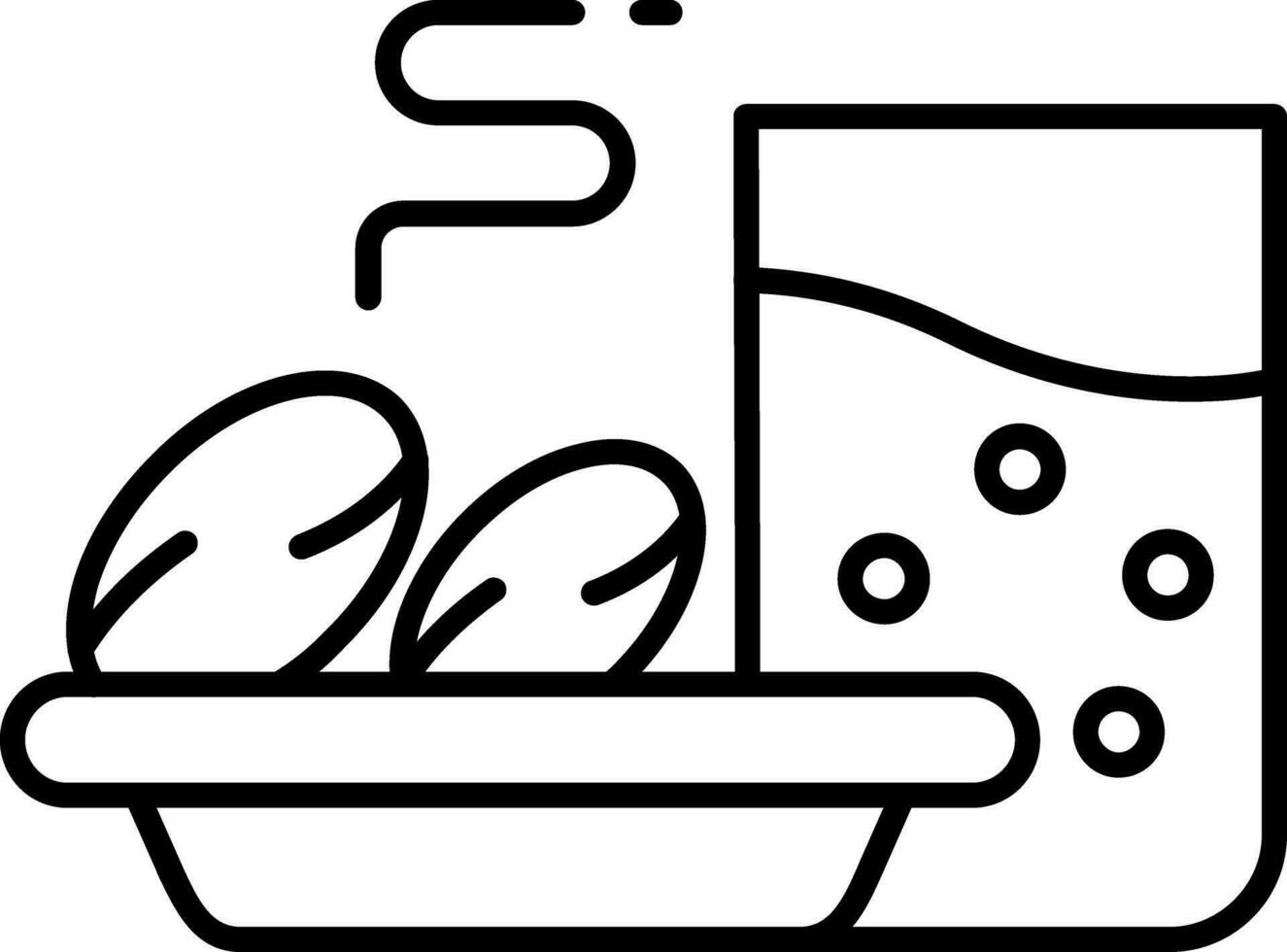 Iftar Line Icon vector