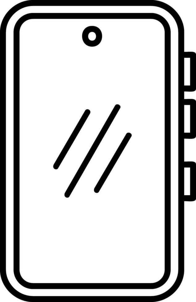 Smartphone Line Icon vector
